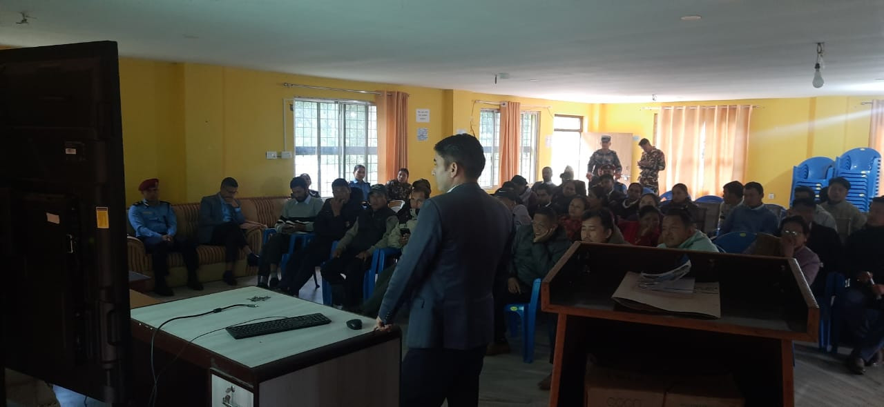 मिति २०८२ कार्तिक २० गते श्री दिव्यज्योती मा‍.वि‍. माथागढी ३  मा भएको लागु औषध नियन्त्रण सम्बन्धी सचेतना कार्यक्रमको फोटोहरु